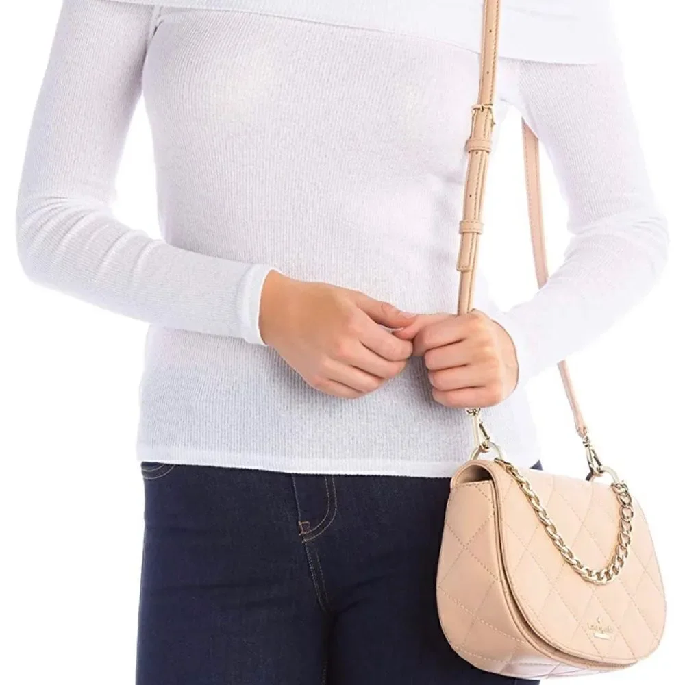 KATE SPADE NEW YORK Emerson Place Rita Crossbody Cashew Color NEW with Tags